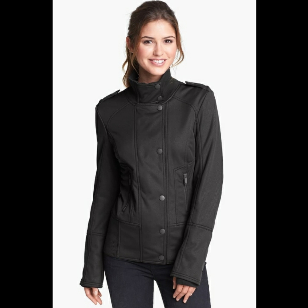 Zella Black Bella Water Resistant Softshell Jacket